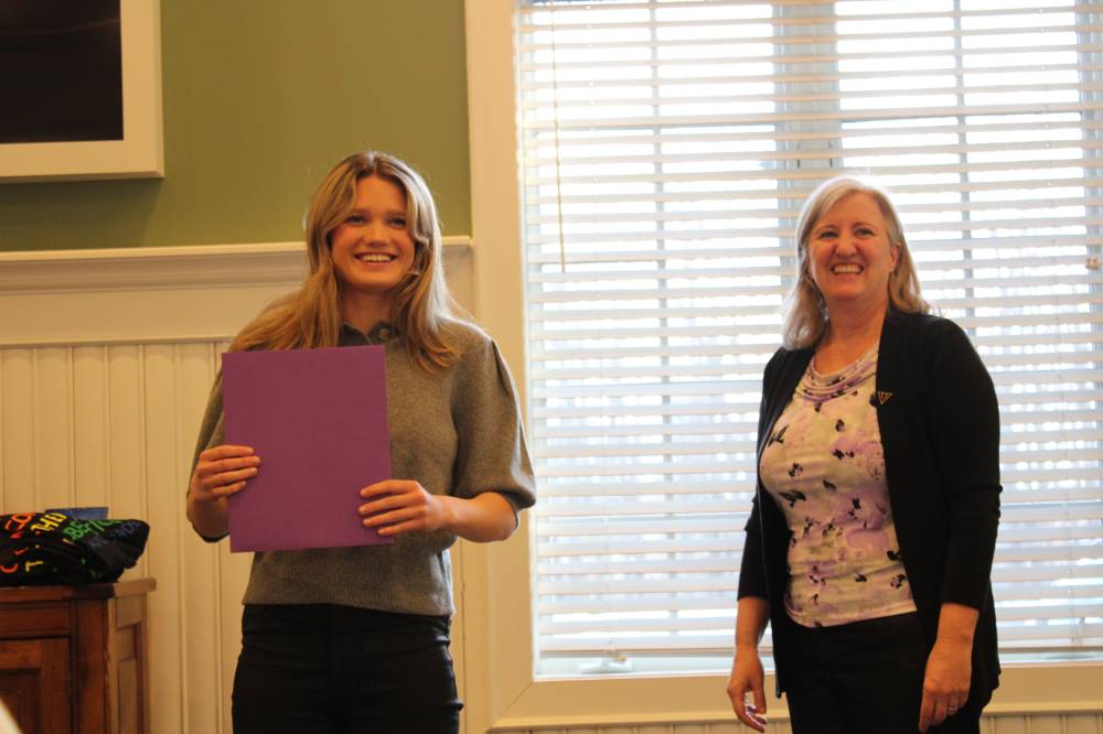 WGS Director Julia Mason with another Triota member